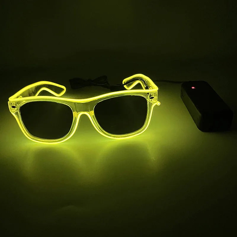 LED Rave Glasses – Light Up Party Sunglasses for Music Festivals, Rave Events & Summer Parties