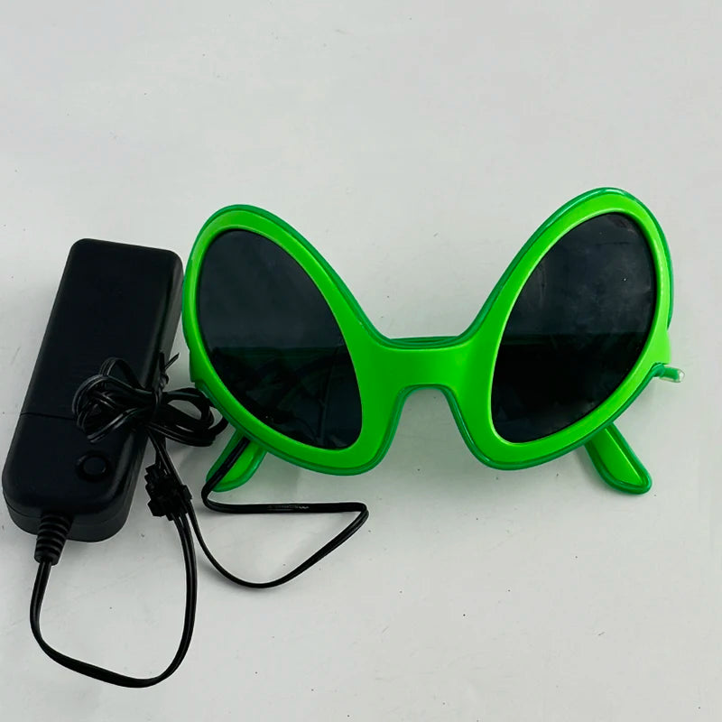 Alien LED Party Glasses – Light Up ET Sunglasses for Rave Festivals, Parties & Cosplay Events