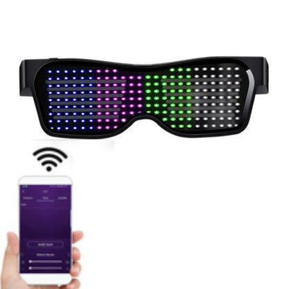 LED Smart Glasses – Bluetooth App Control LED Display Glasses for Music Festivals, Raves & Summer Parties