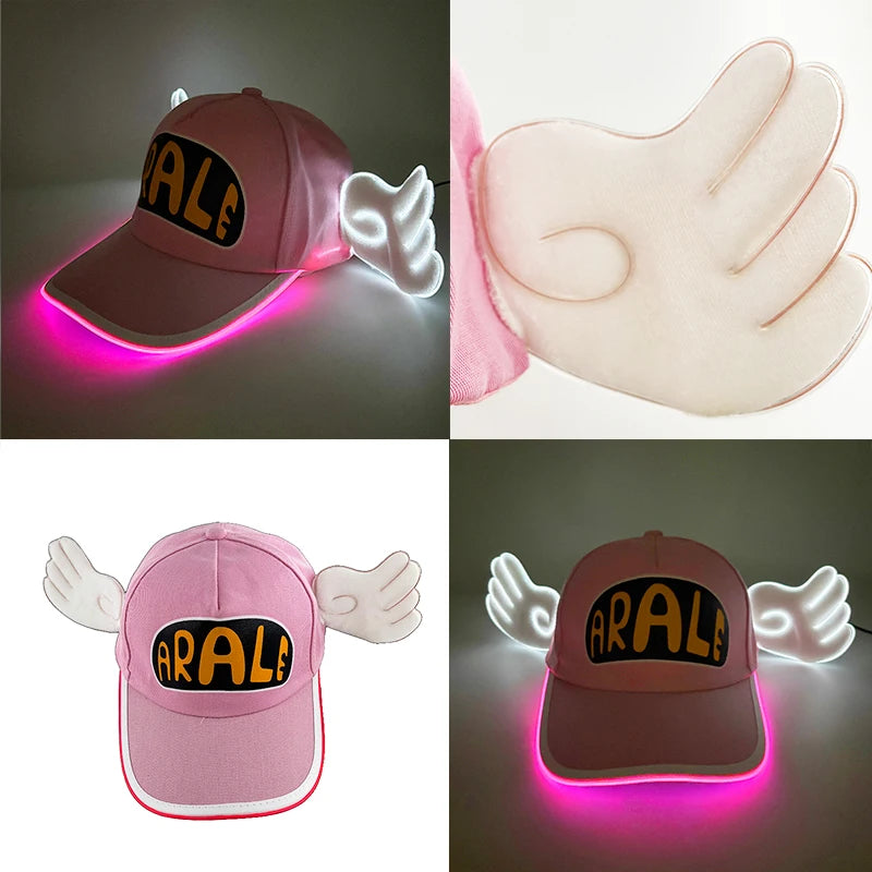 LED Light Up Baseball Cap – Rechargeable Glow Festival Hat for Raves, Concerts & Night Parties