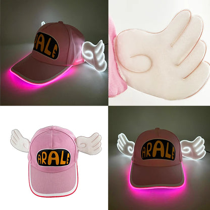 LED Light Up Baseball Cap – Rechargeable Glow Festival Hat for Raves, Concerts & Night Parties