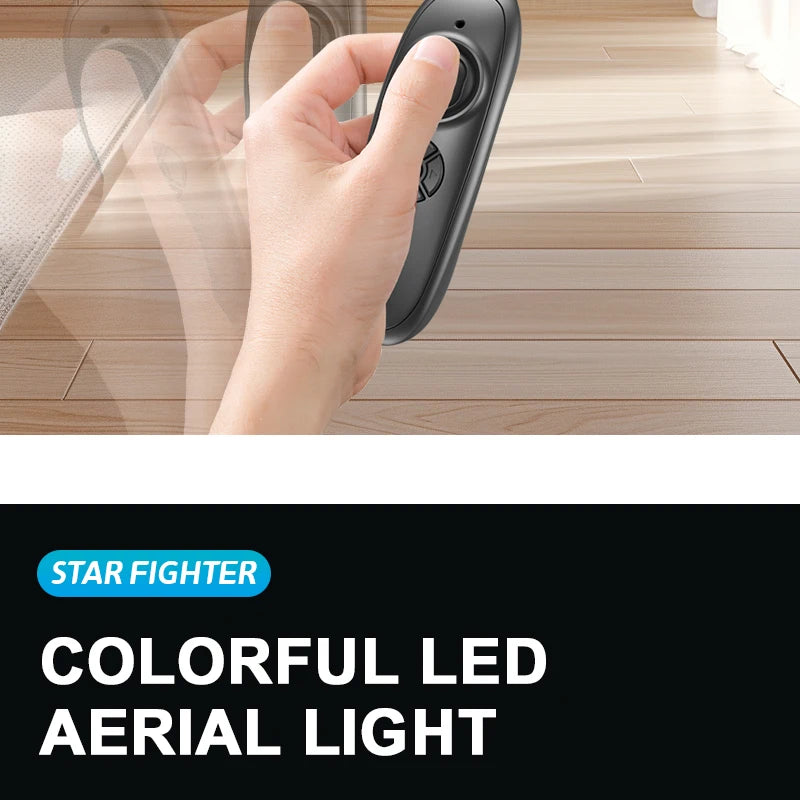 LED Remote Control Fighter Plane – 2.4G RC Foam Glider with Stunt Flight