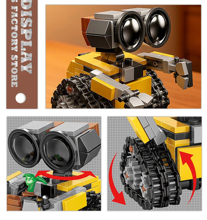 Mini Sci-Fi Robot Building Blocks – 217pcs Space Droid Construction Toy for Collectors