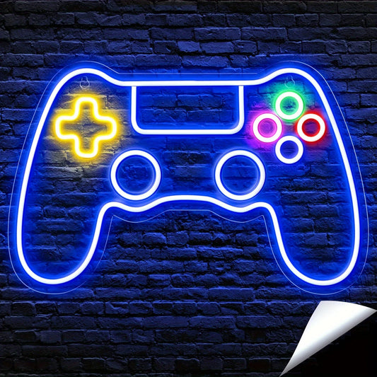 Gaming Controller LED Neon Sign – Gamer Room Wall Light Decor