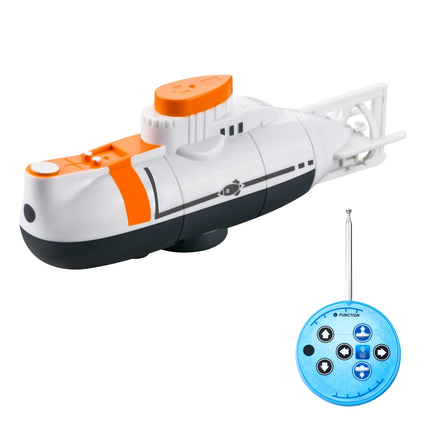 Mini RC Submarine – Remote Control Diving Boat with 360° Movement