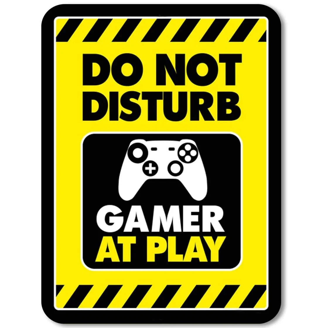 Gaming Room Metal Wall Sign – Retro Gamer Decor for Bedroom or Game Room