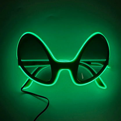 Alien LED Party Glasses – Light Up ET Sunglasses for Rave Festivals, Parties & Cosplay Events