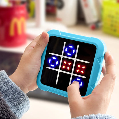 Electronic Tic Tac Toe Game – Portable LED Strategy Puzzle Game