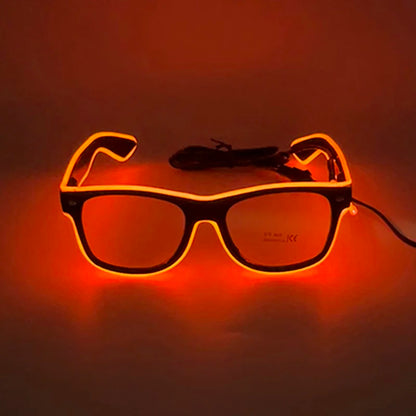 Neon LED Festival Glasses – Light Up Party Sunglasses for Music Festivals, Clubs & Night Events