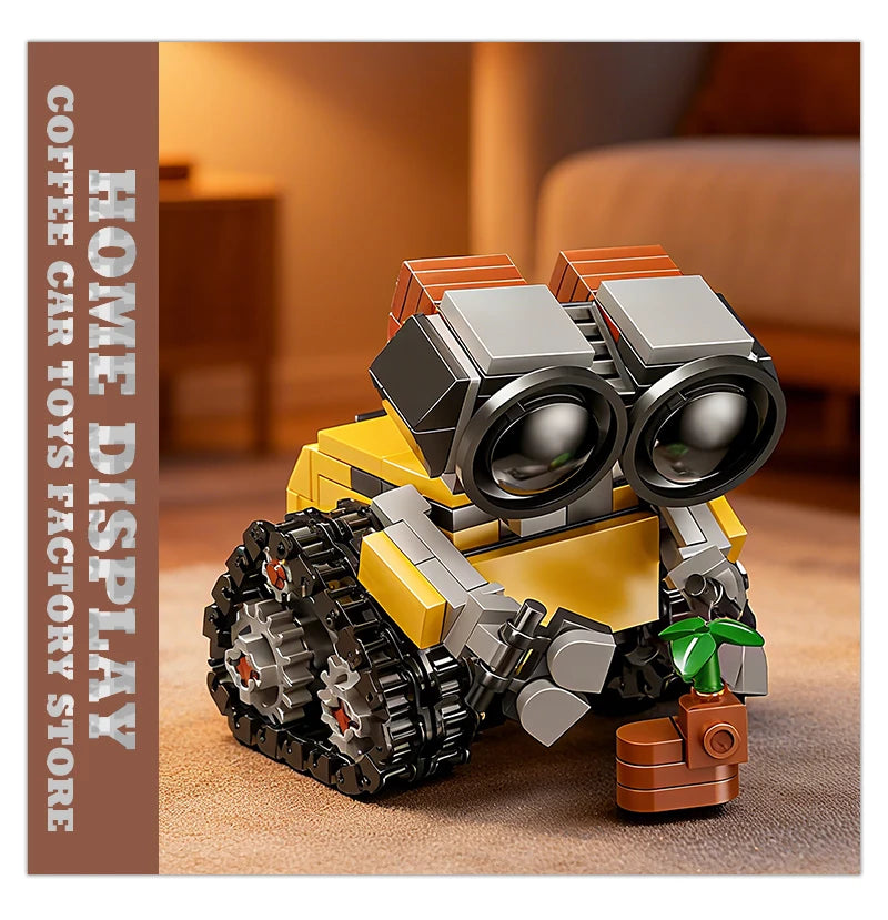 Mini Sci-Fi Robot Building Blocks – 217pcs Space Droid Construction Toy for Collectors