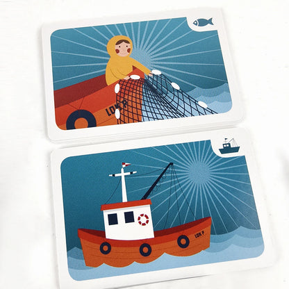 Fishing Strategy Board Game – Fun Family Party Card Game for 3–5 Players