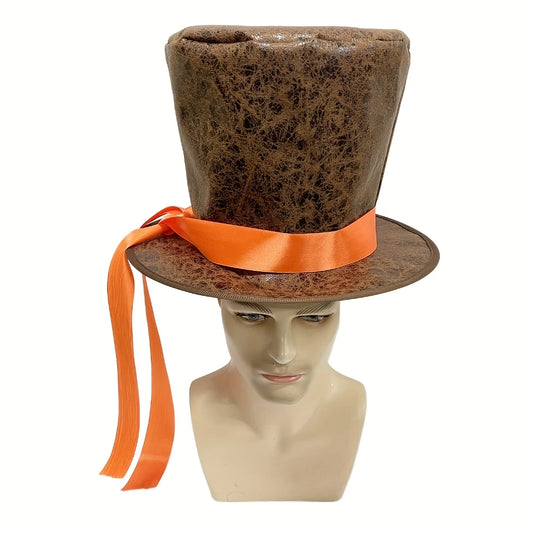 Festival Party Top Hat – Vintage Tall Hat for Carnival, Dance Parties & Costume Events