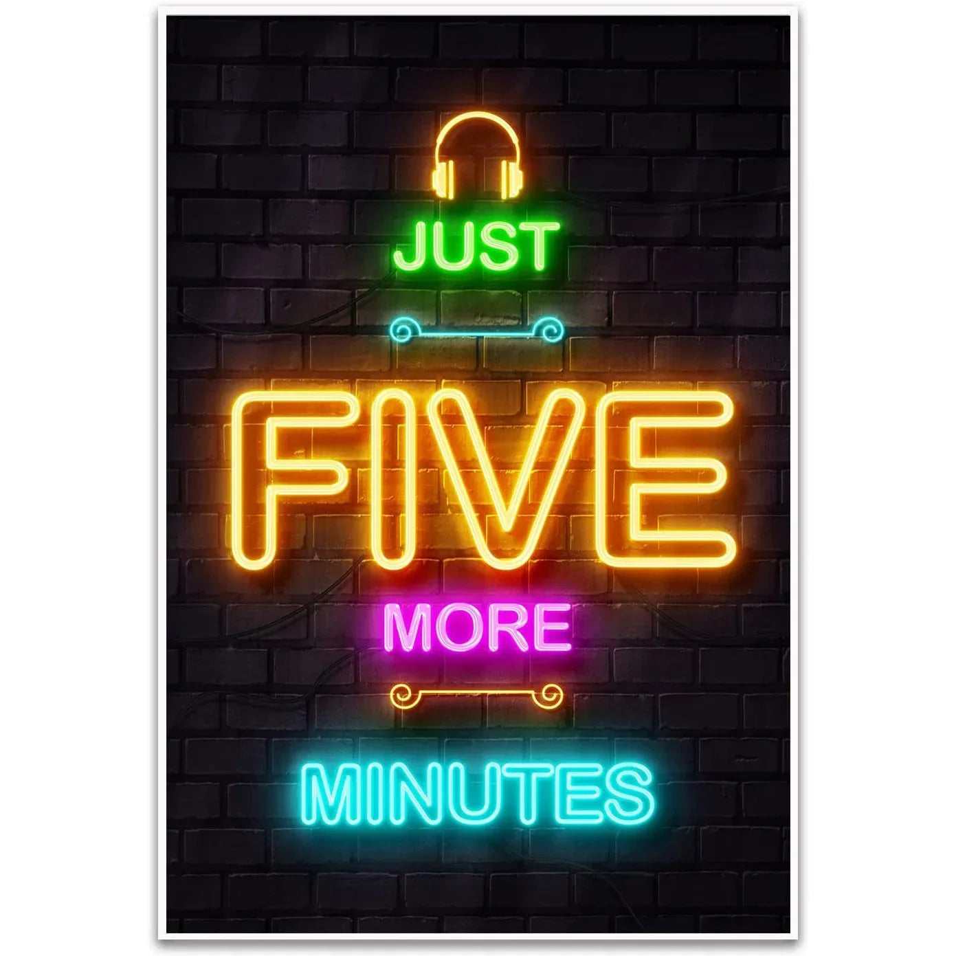 Gaming Room Metal Wall Sign – Retro Gamer Decor for Bedroom or Game Room