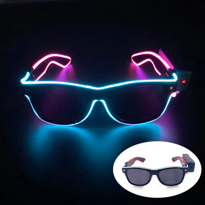 Neon LED Festival Glasses – Light Up Rave Sunglasses for Music Festivals, Clubs & Party Events