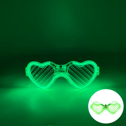Neon LED Festival Glasses – Light Up Rave Sunglasses for Music Festivals, Clubs & Party Events