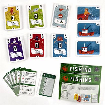 Fishing Strategy Board Game – Fun Family Party Card Game for 3–5 Players