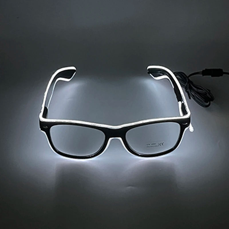 Neon LED Festival Glasses – Light Up Party Sunglasses for Music Festivals, Clubs & Night Events