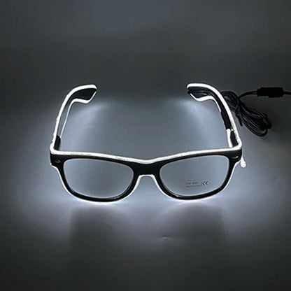 Neon LED Festival Glasses – Light Up Party Sunglasses for Music Festivals, Clubs & Night Events