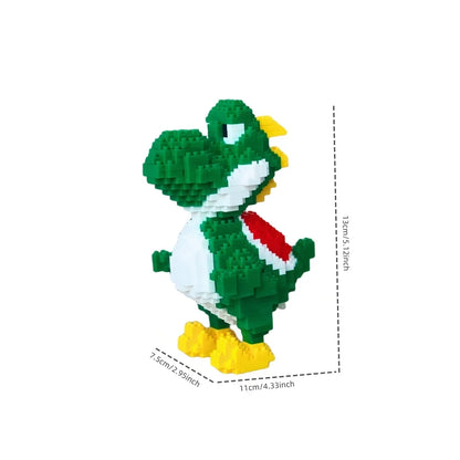 Dinosaur Building Blocks Set – Velociraptor & T-Rex DIY Construction Toy