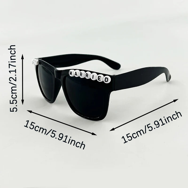 LED Heart Festival Glasses – Light Up Love Heart Sunglasses for Festivals, Parties & Bachelorette Events