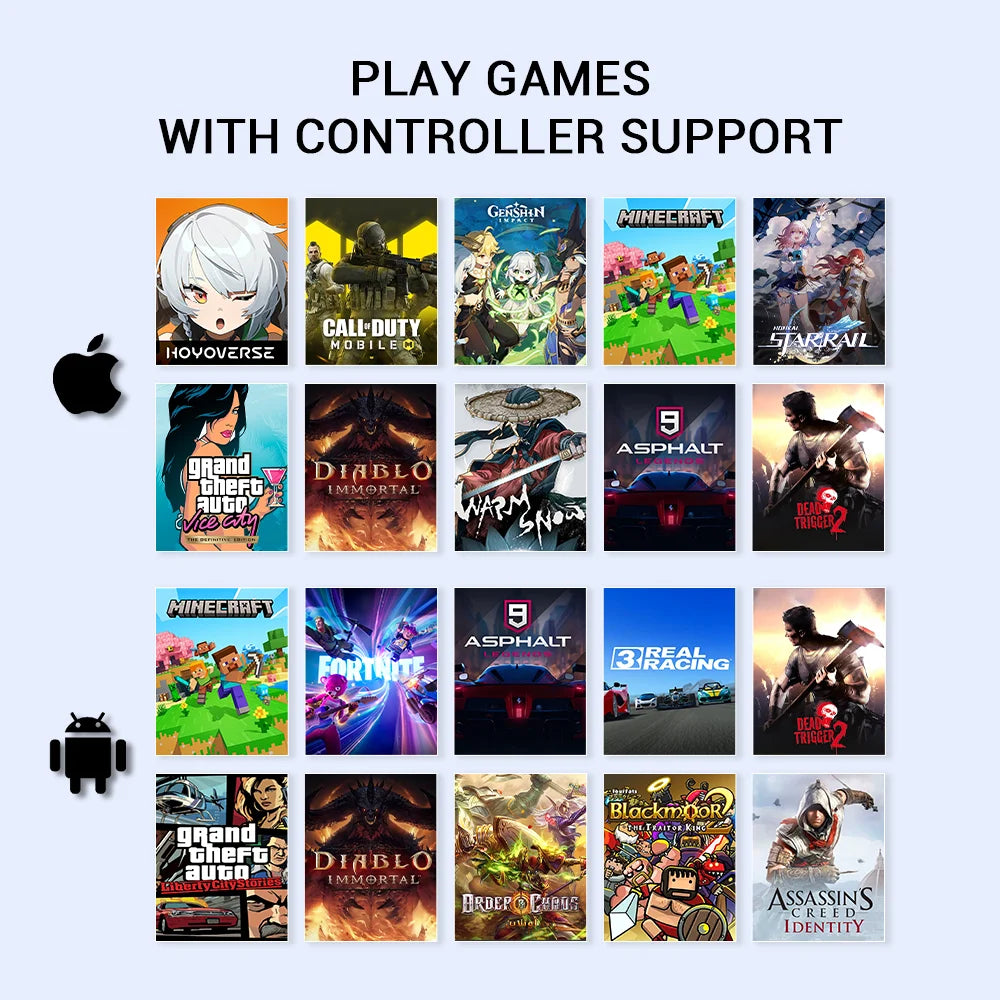 Mobile Gaming Controller – Type-C Gamepad for Android & iOS Smartphones