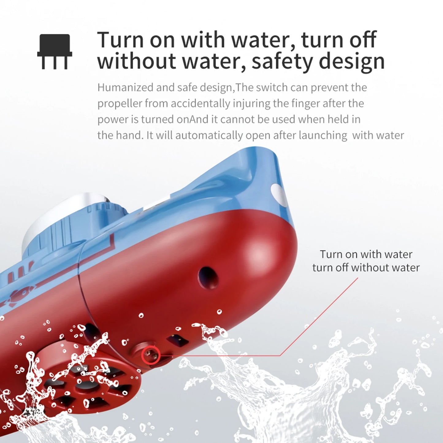 Mini RC Submarine – Remote Control Diving Boat with 360° Movement