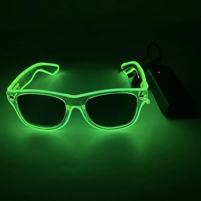 LED Rave Glasses – Light Up Party Sunglasses for Music Festivals, Rave Events & Summer Parties