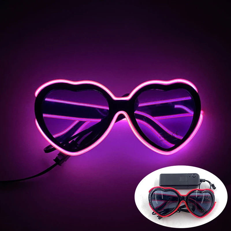 Alien LED Party Glasses – Light Up ET Sunglasses for Rave Festivals, Parties & Cosplay Events