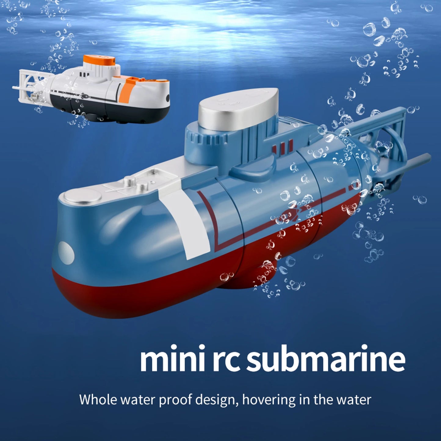 Mini RC Submarine – Remote Control Diving Boat with 360° Movement