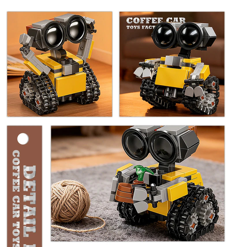 Mini Sci-Fi Robot Building Blocks – 217pcs Space Droid Construction Toy for Collectors