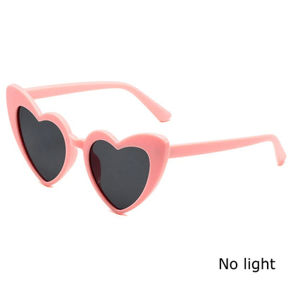 LED Heart Festival Glasses – Light Up Love Heart Sunglasses for Festivals, Parties & Bachelorette Events