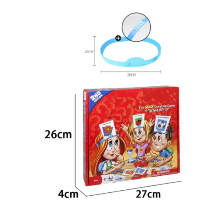 Who Am I Guessing Game – Interactive Family Party Board Game for Kids