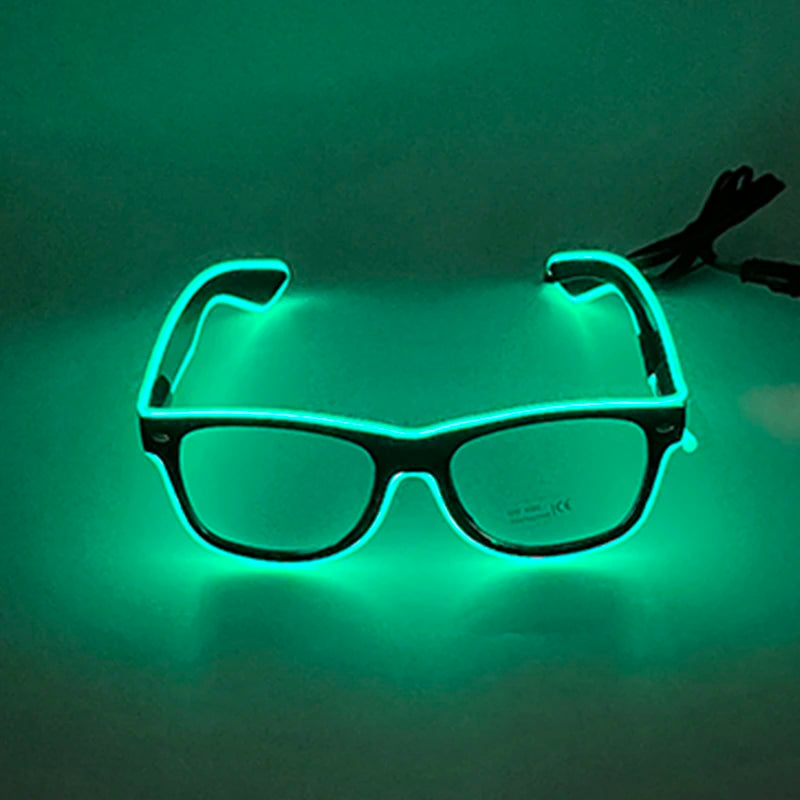 Neon LED Festival Glasses – Light Up Party Sunglasses for Music Festivals, Clubs & Night Events