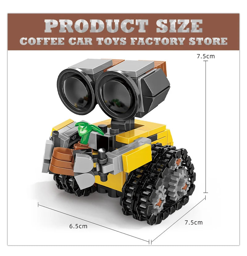 Mini Sci-Fi Robot Building Blocks – 217pcs Space Droid Construction Toy for Collectors