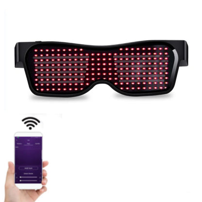 LED Smart Glasses – Bluetooth App Control LED Display Glasses for Music Festivals, Raves & Summer Parties