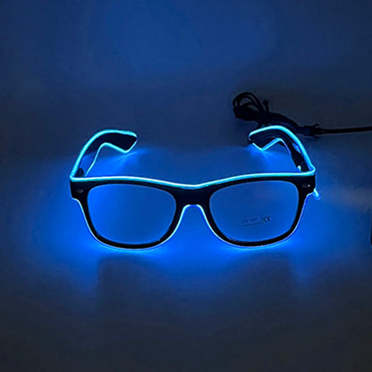 Neon LED Festival Glasses – Light Up Party Sunglasses for Music Festivals, Clubs & Night Events