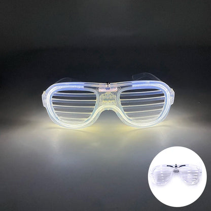 Neon LED Festival Glasses – Light Up Rave Sunglasses for Music Festivals, Clubs & Party Events